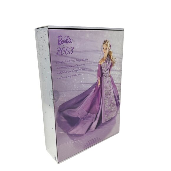 Vtg 2003 Blonde Barbie Collector B0144 NRFB Lavender Gown Limited Edition Doll - Picture 3 of 6